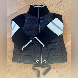 Herno Resort down jacket with Mohair sleeves